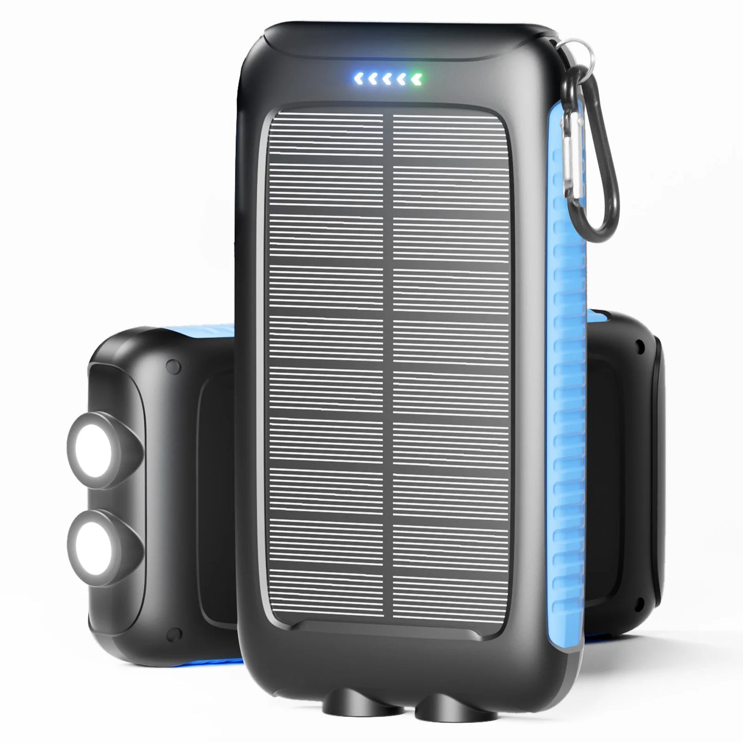 49000mAh Solar Power Bank Portable Charger with Dual USB,