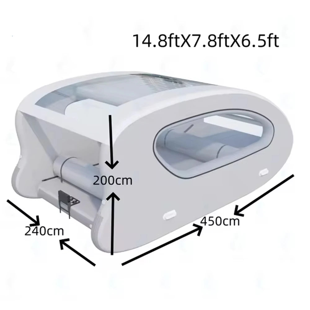 Portable Floating Water Platform Pontoon House Boat All-Electric Solar Powered