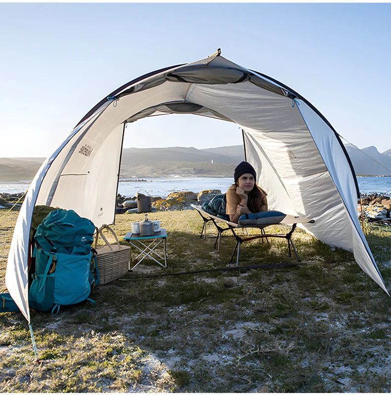 WESTTUNE Cot with Leg Extenders Portable Folding Bed Ultralight Aluminum Alloy