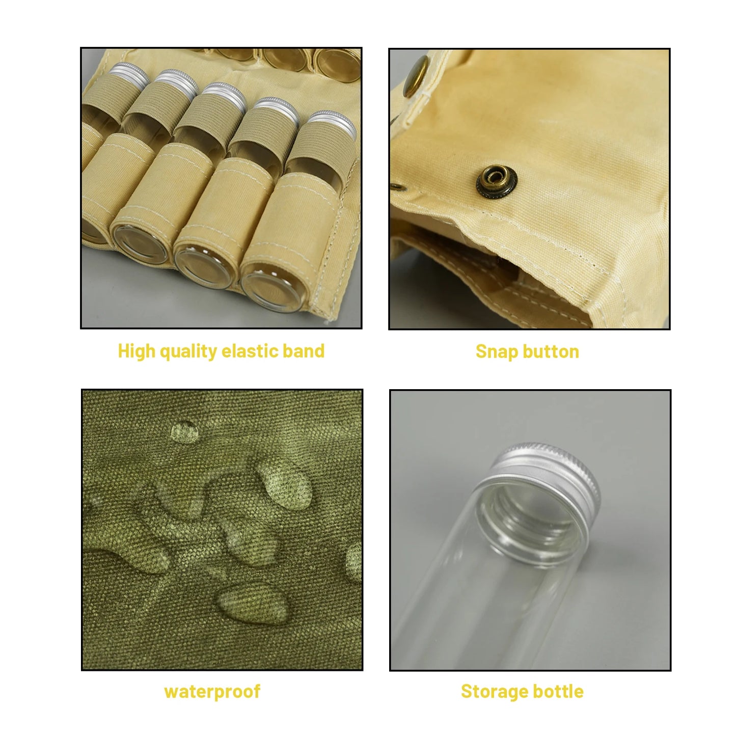 Camping Spice Containers with Vacuum Seal