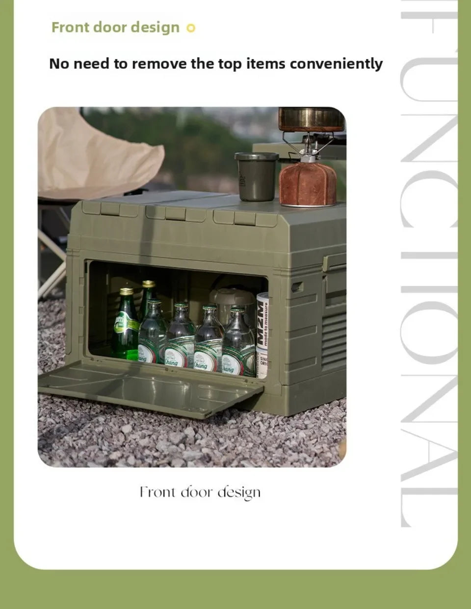 Folding   Multifunctional Camping Food Storage Box