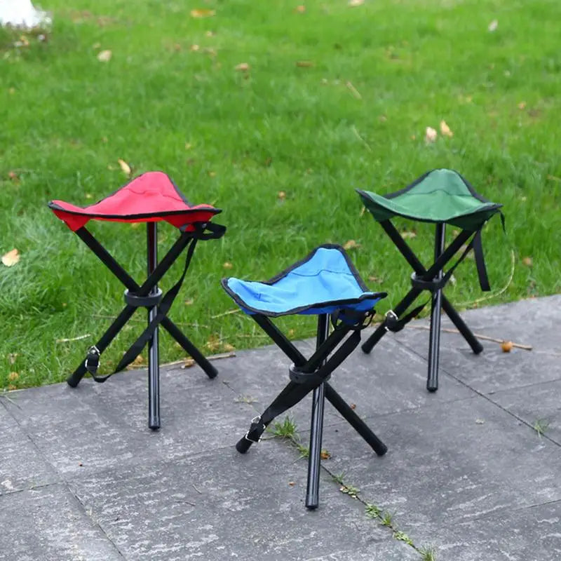 Outdoor Leisure Portable Folding Chair Three-Legged Stool
