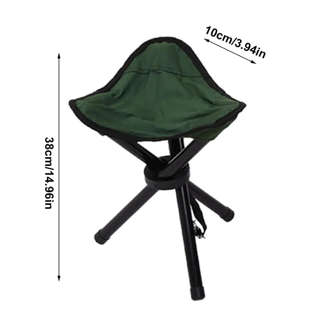 Outdoor Leisure Portable Folding Chair Three-Legged Stool