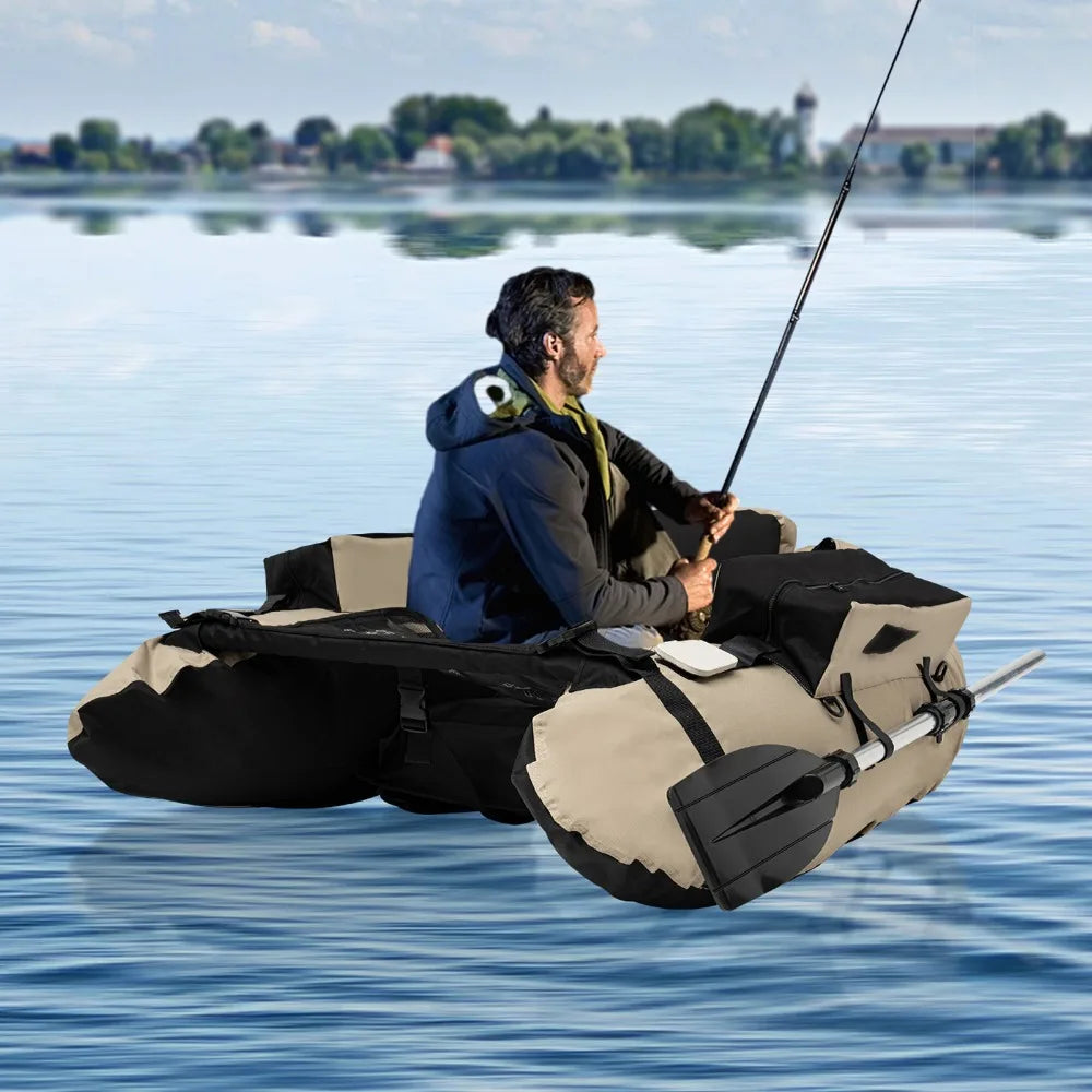 Fishing Float Tube 286 LBS Load Capacity Inflatable Boats