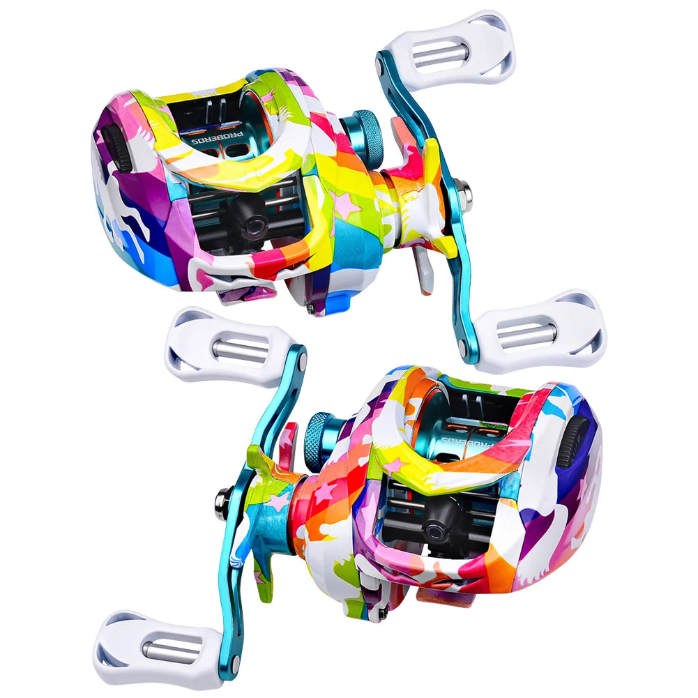 7.2:1 Gear Ratio 5+1 BB 8KG Ultra Smooth Powerful Freshwater Fishing Reels