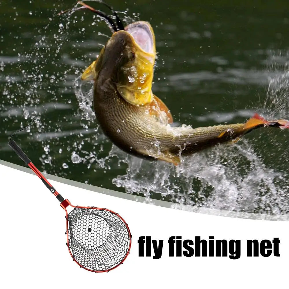 Foldable Fishing Net Portable   Lightweight Telescopic