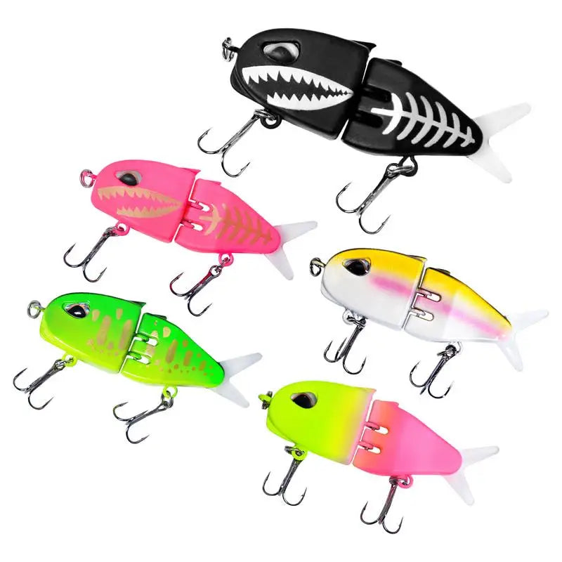 60mm Fishing Lures Freshwater Saltwater Realistic double hook small Swimbait