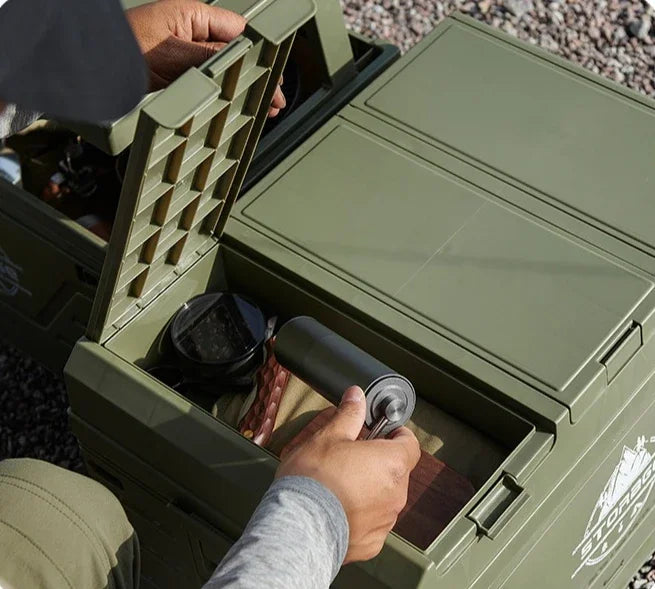 Folding   Multifunctional Camping Food Storage Box