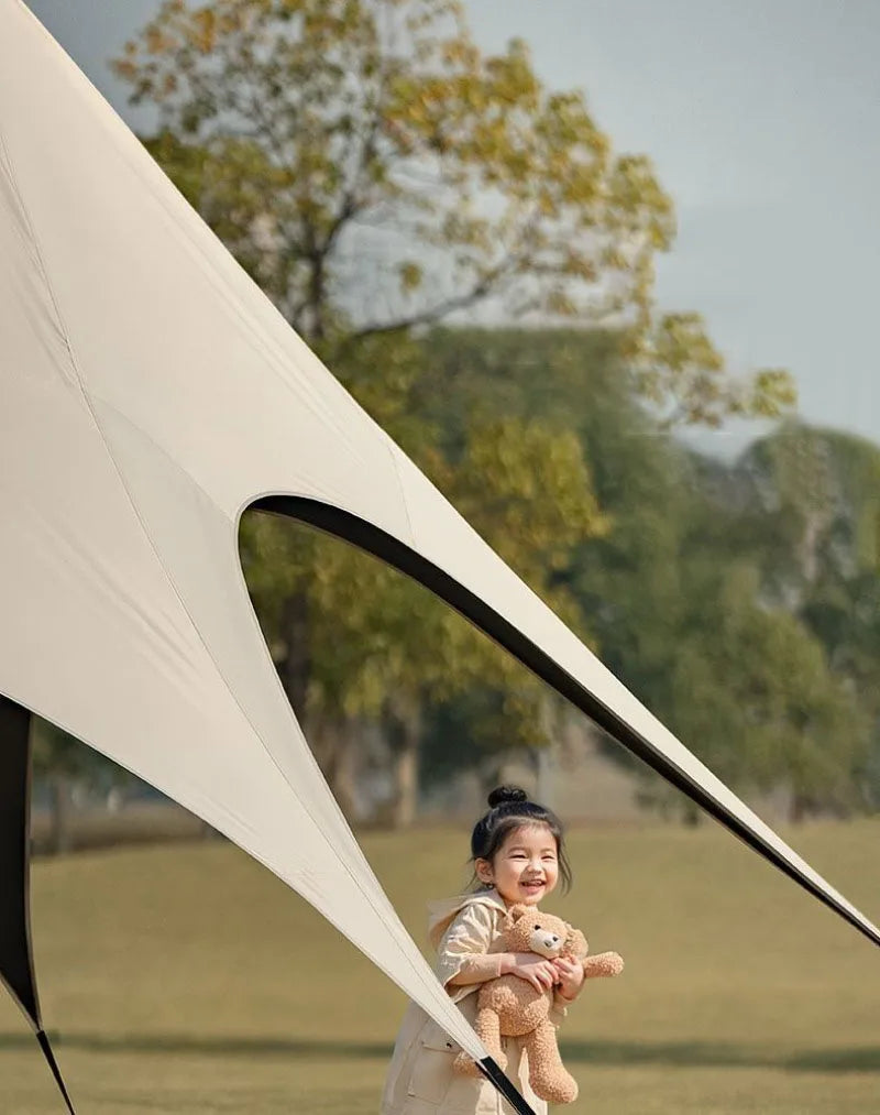 Outdoor Portable Hexagonal Sunshade Canopy