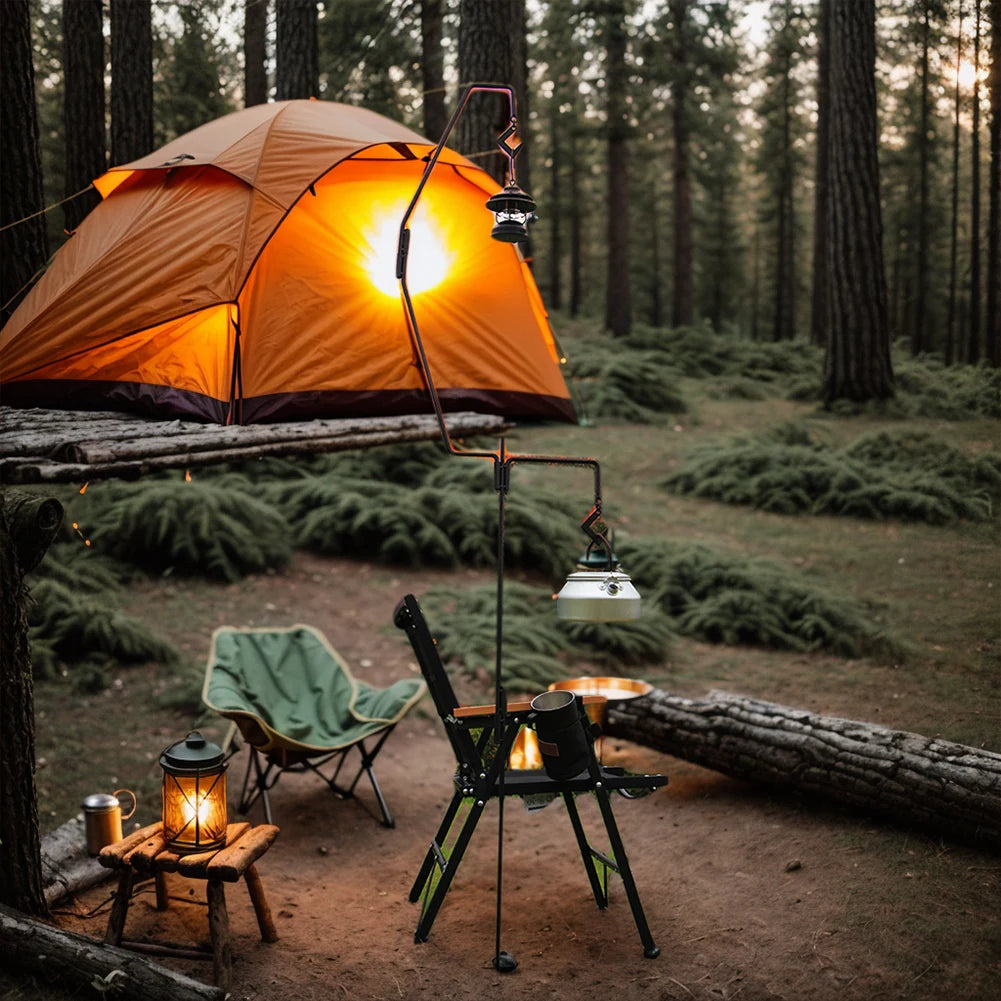 Folding Lamp Holder with Storage Bag