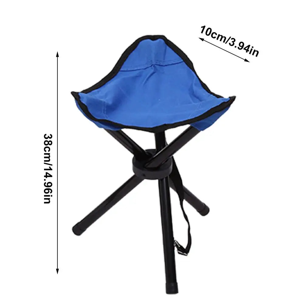 Outdoor Leisure Portable Folding Chair Three-Legged Stool