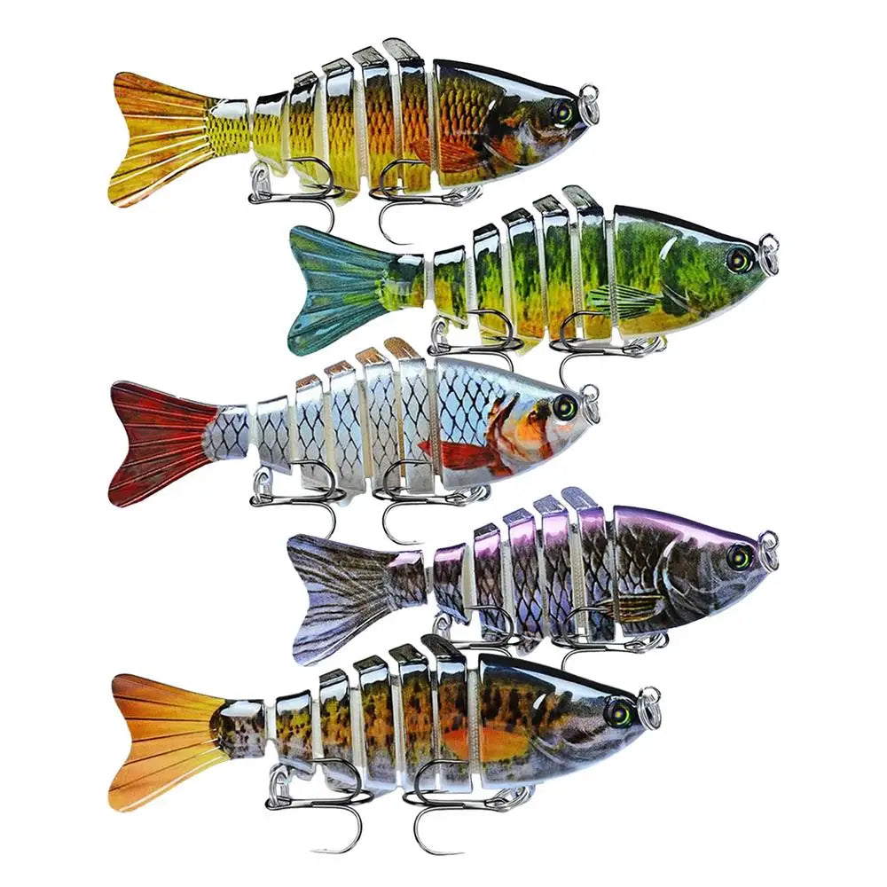 4PCS Robotic Swimming Lures Auto Electric Fishing Bait Kit