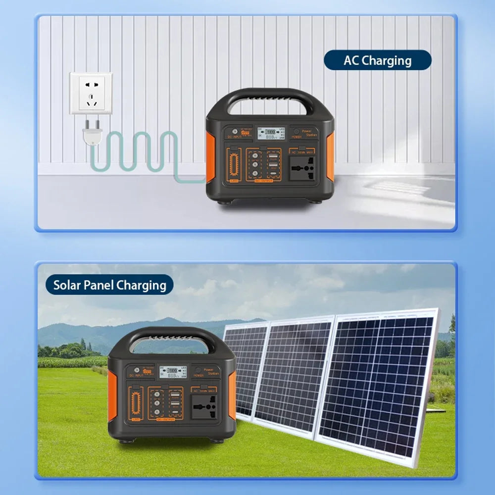 100W500W/300W 460Wh/230Wh/76Wh LiFePO4 Portable Power Station