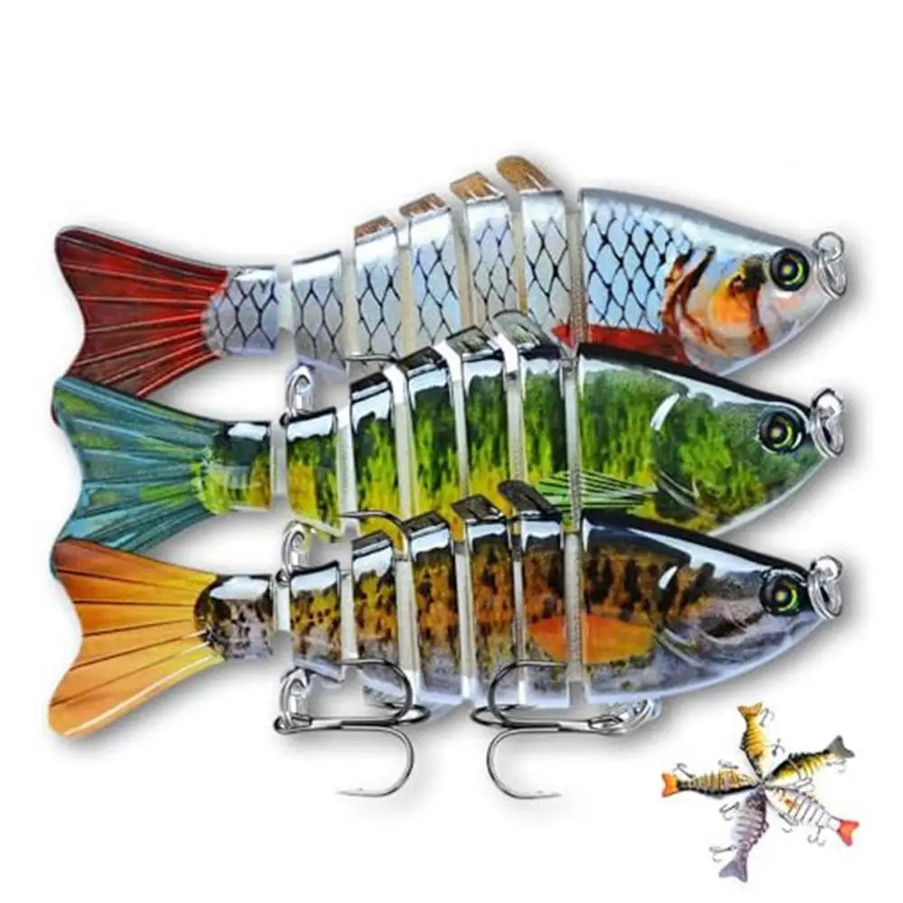 4PCS Robotic Swimming Lures Auto Electric Fishing Bait Kit