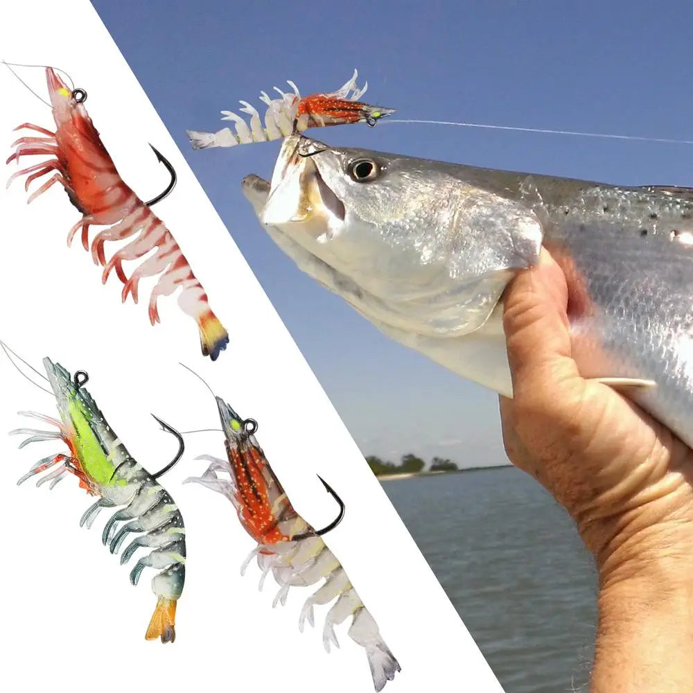 Robotic Swimming Lure 3X Shrimp Swimming Bait