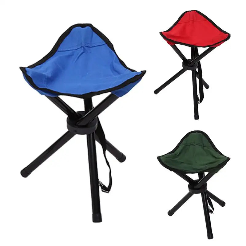 Outdoor Leisure Portable Folding Chair Three-Legged Stool