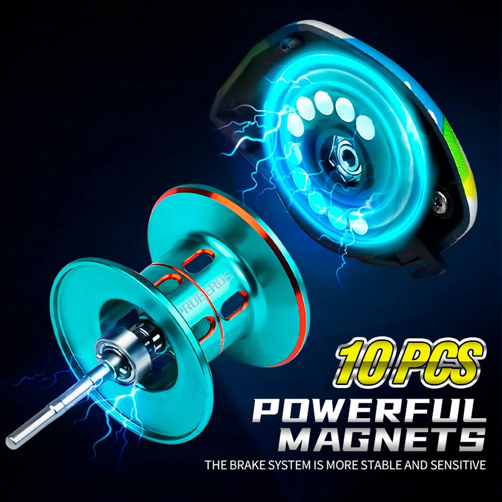 7.2:1 Gear Ratio 5+1 BB 8KG Ultra Smooth Powerful Freshwater Fishing Reels