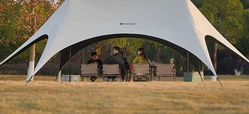 Outdoor Portable Hexagonal Sunshade Canopy