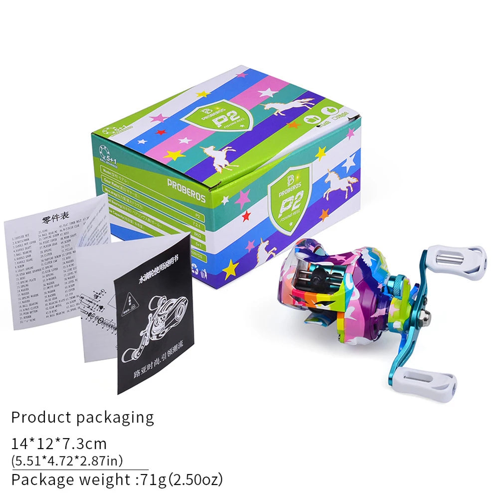 7.2:1 Gear Ratio 5+1 BB 8KG Ultra Smooth Powerful Freshwater Fishing Reels