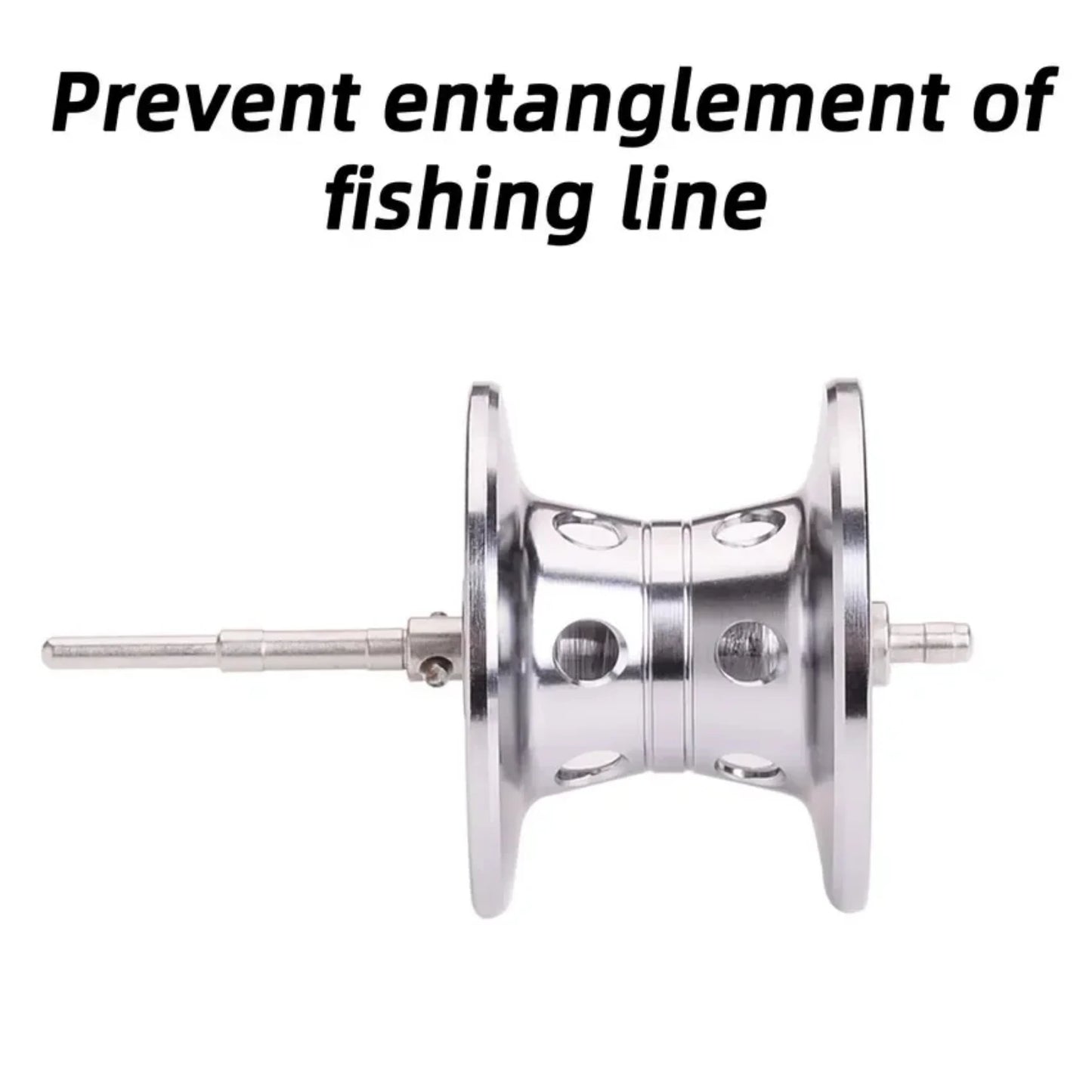 Metal Spool Baitcasting Reel 10kg Max Drag 10.1 1 High Speed Gear Ratio