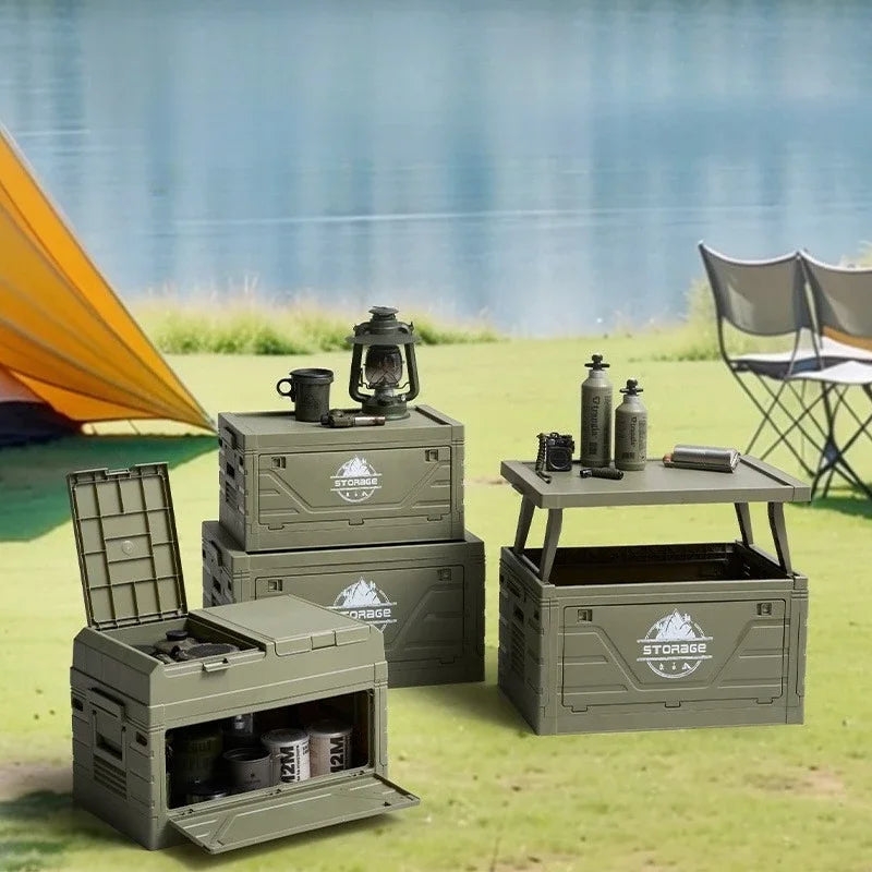 Folding   Multifunctional Camping Food Storage Box