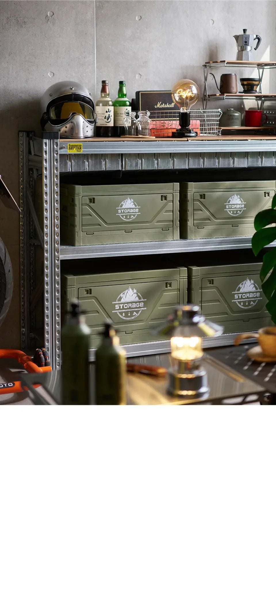 Folding   Multifunctional Camping Food Storage Box