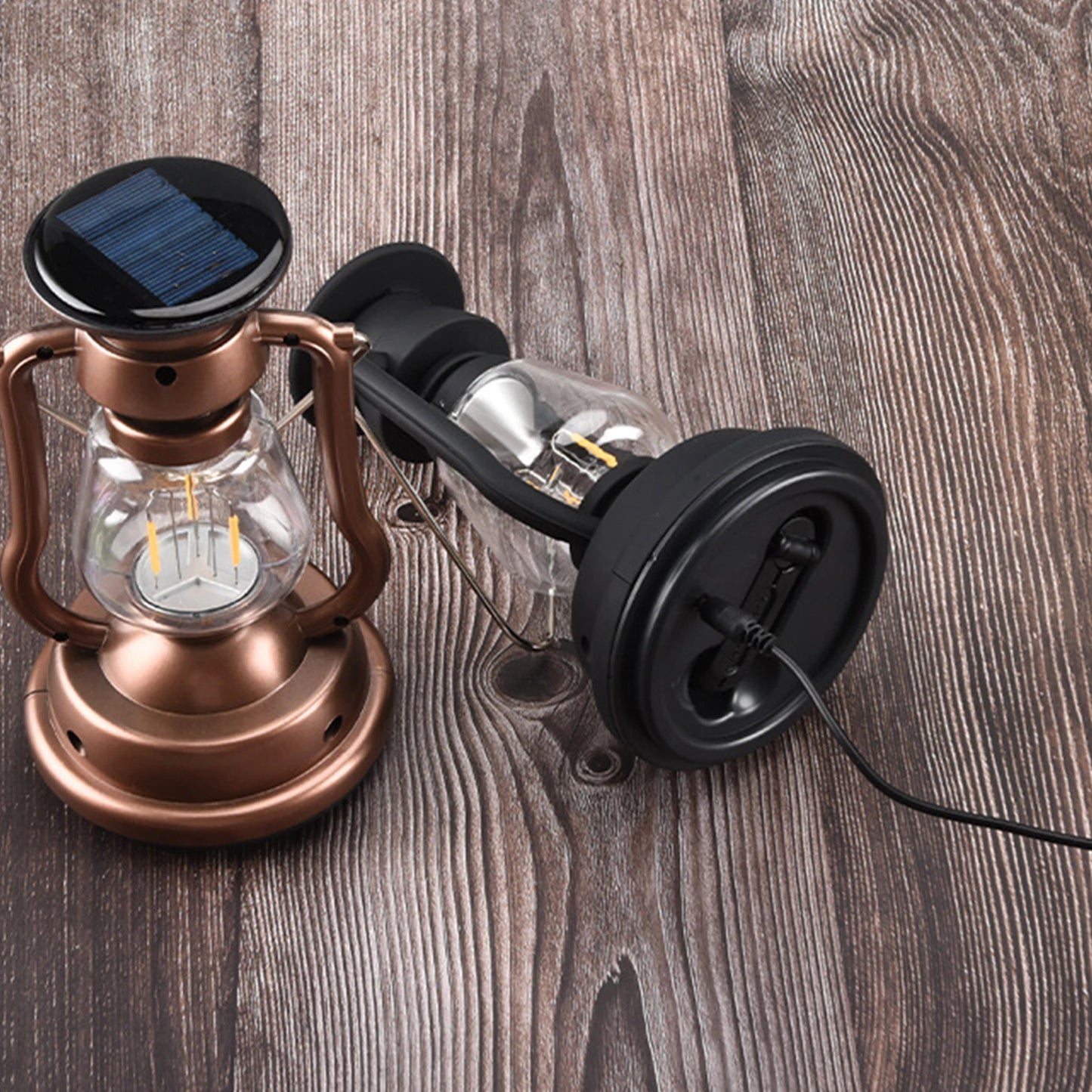 USB Rechargeable Camping Light Portable Hand Crank Generator