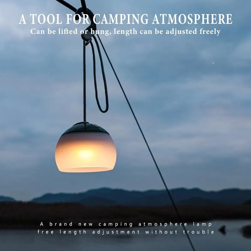 Camping Tent Light with Hook 4 Mode Adjustable LED Light