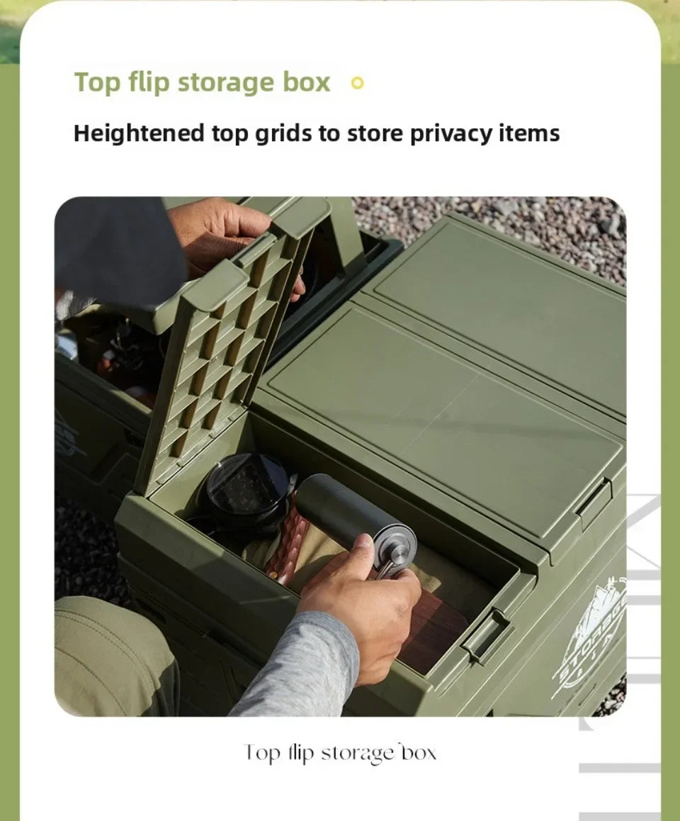 Folding   Multifunctional Camping Food Storage Box