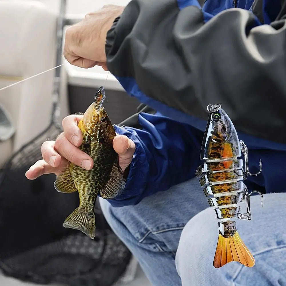 4PCS Robotic Swimming Lures Auto Electric Fishing Bait Kit