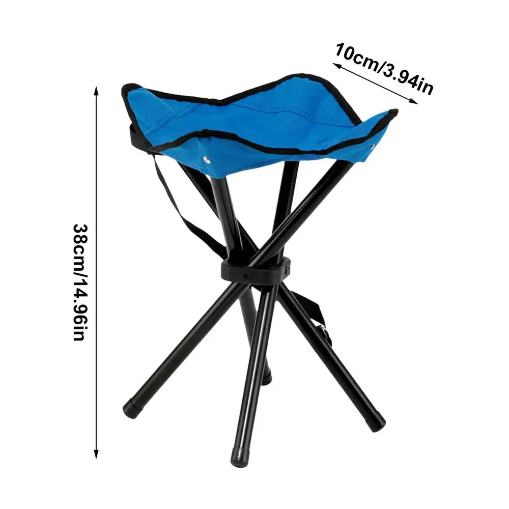 Outdoor Leisure Portable Folding Chair Three-Legged Stool