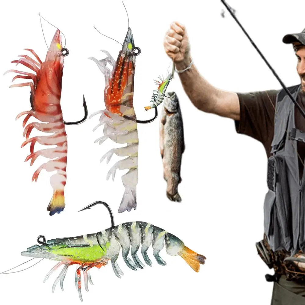 Robotic Swimming Lure 3X Shrimp Swimming Bait