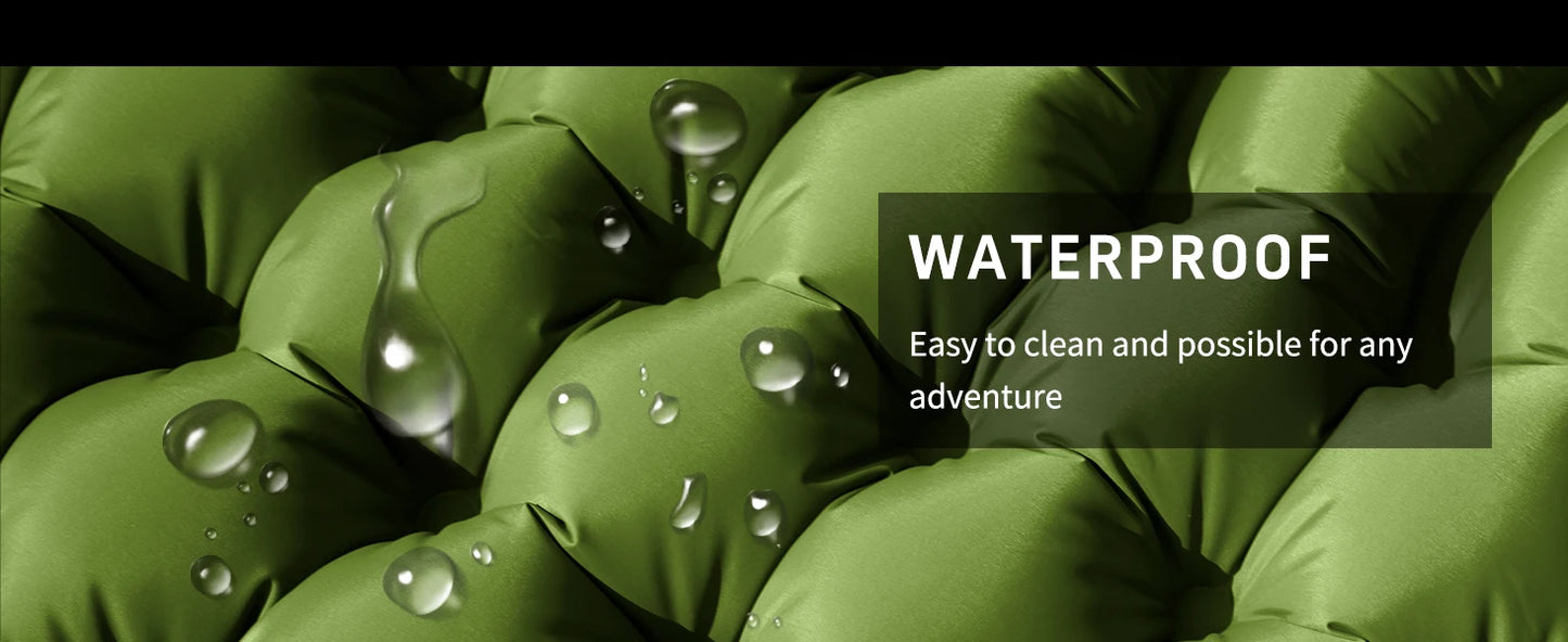 WESTTUNE 4" Thick for 2 Person with Pillow Built-in Foot Pump Mattress