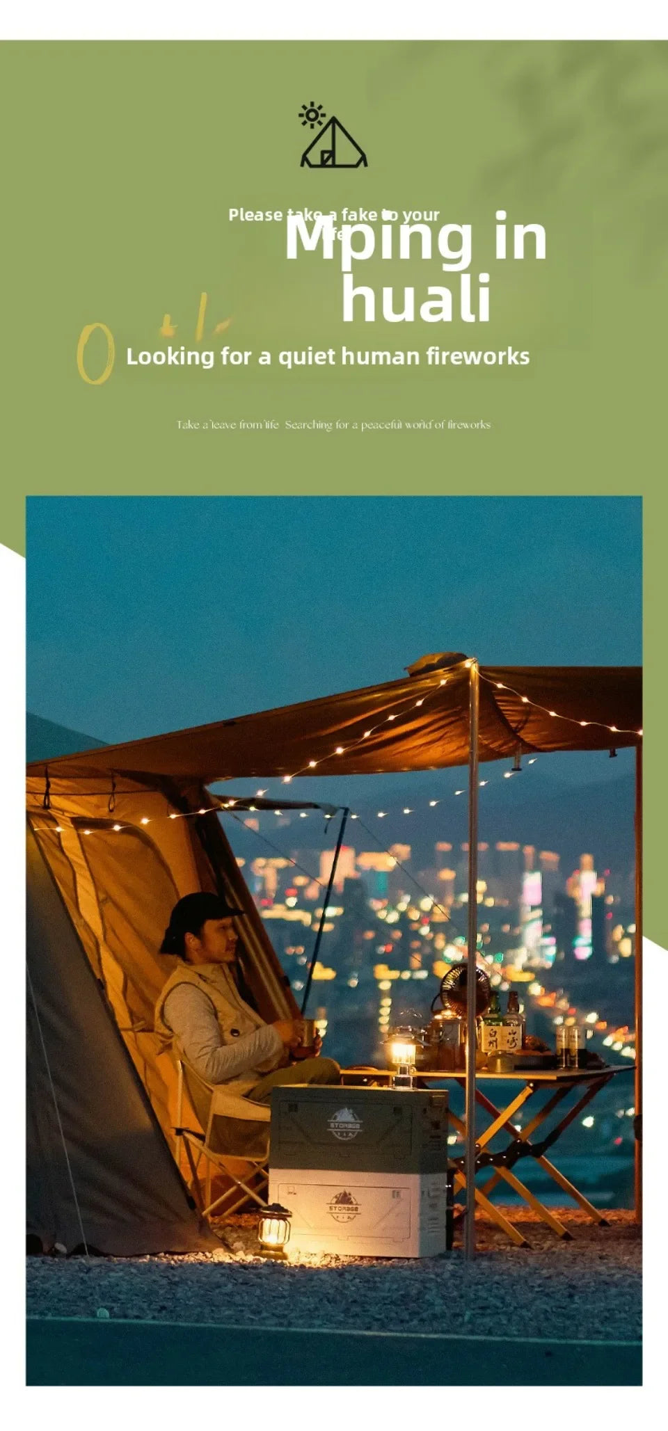 Folding   Multifunctional Camping Food Storage Box