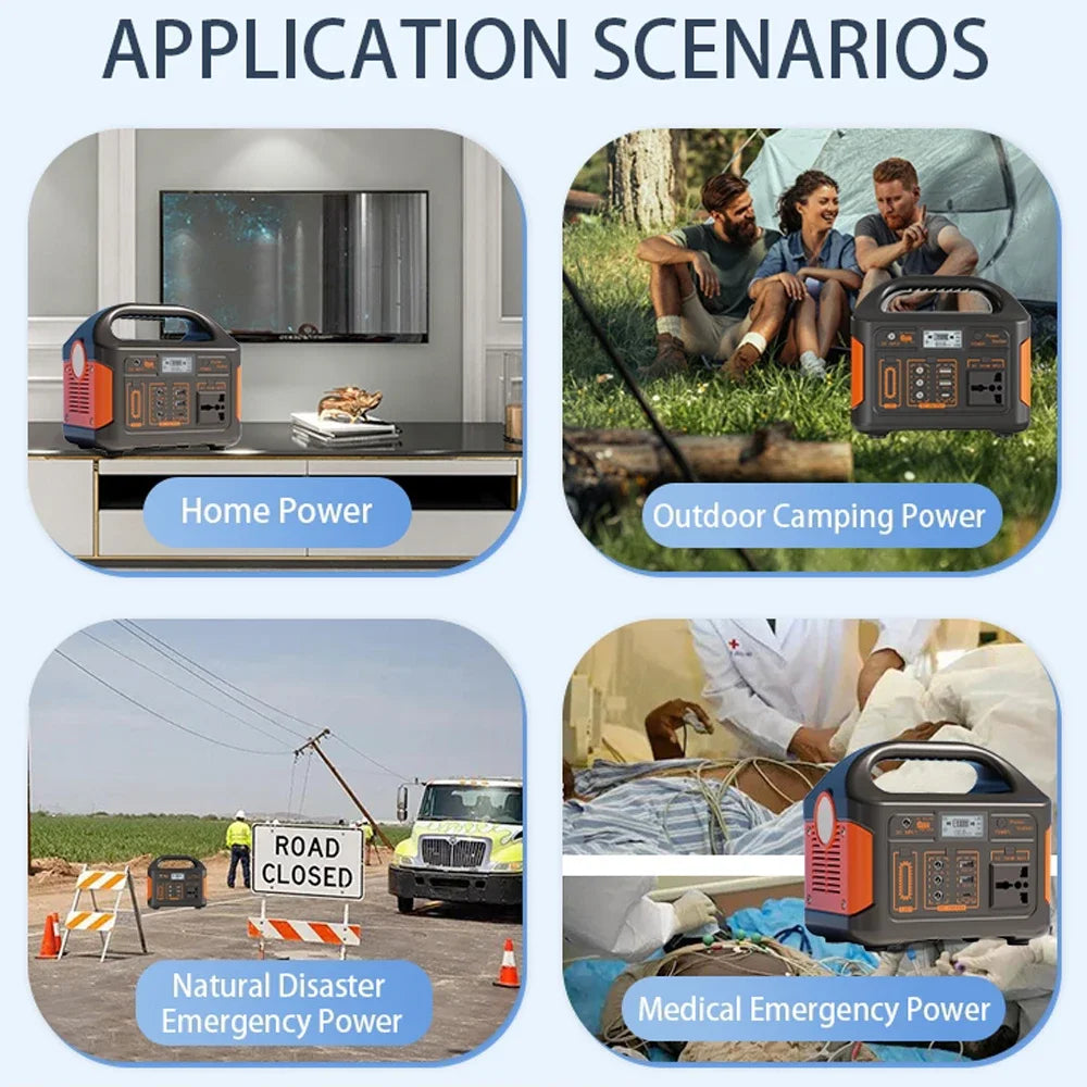 100W500W/300W 460Wh/230Wh/76Wh LiFePO4 Portable Power Station