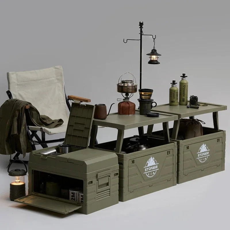 Folding   Multifunctional Camping Food Storage Box