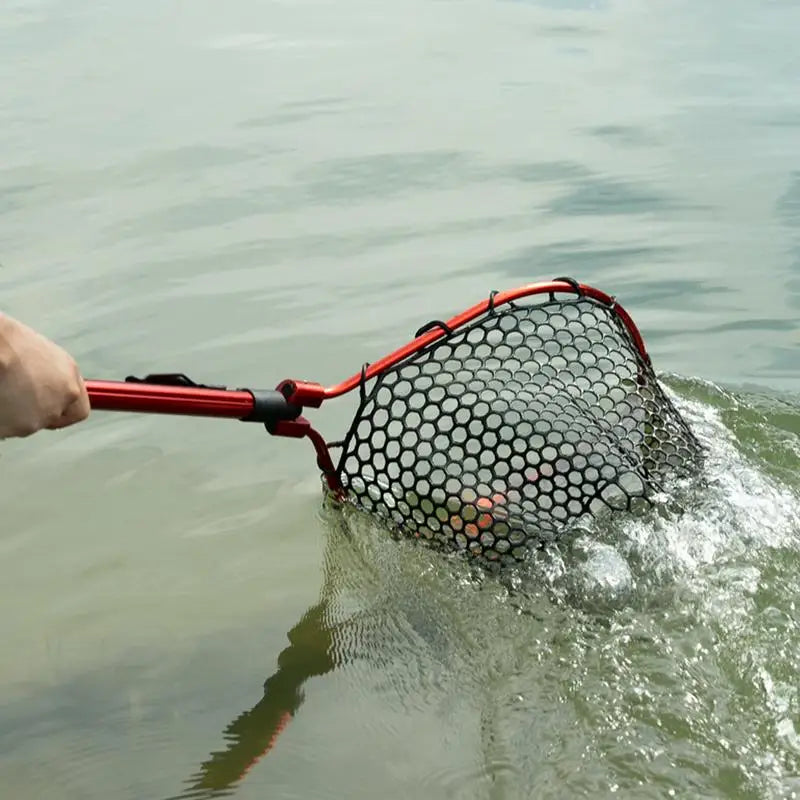 Foldable Fishing Net Portable   Lightweight Telescopic