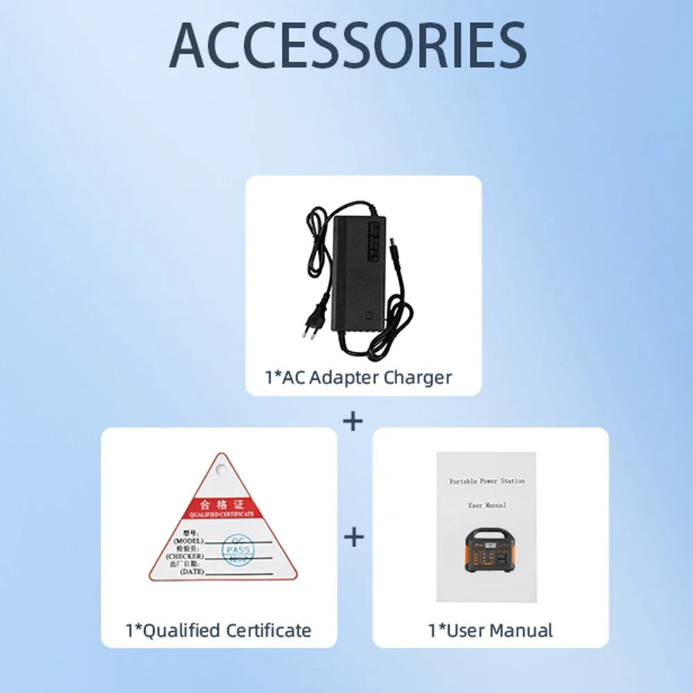 100W500W/300W 460Wh/230Wh/76Wh LiFePO4 Portable Power Station