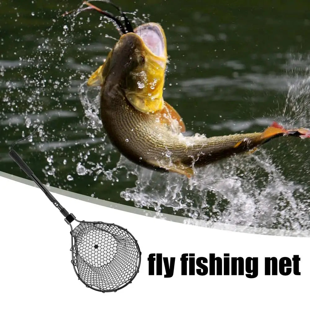 Foldable Fishing Net Portable   Lightweight Telescopic
