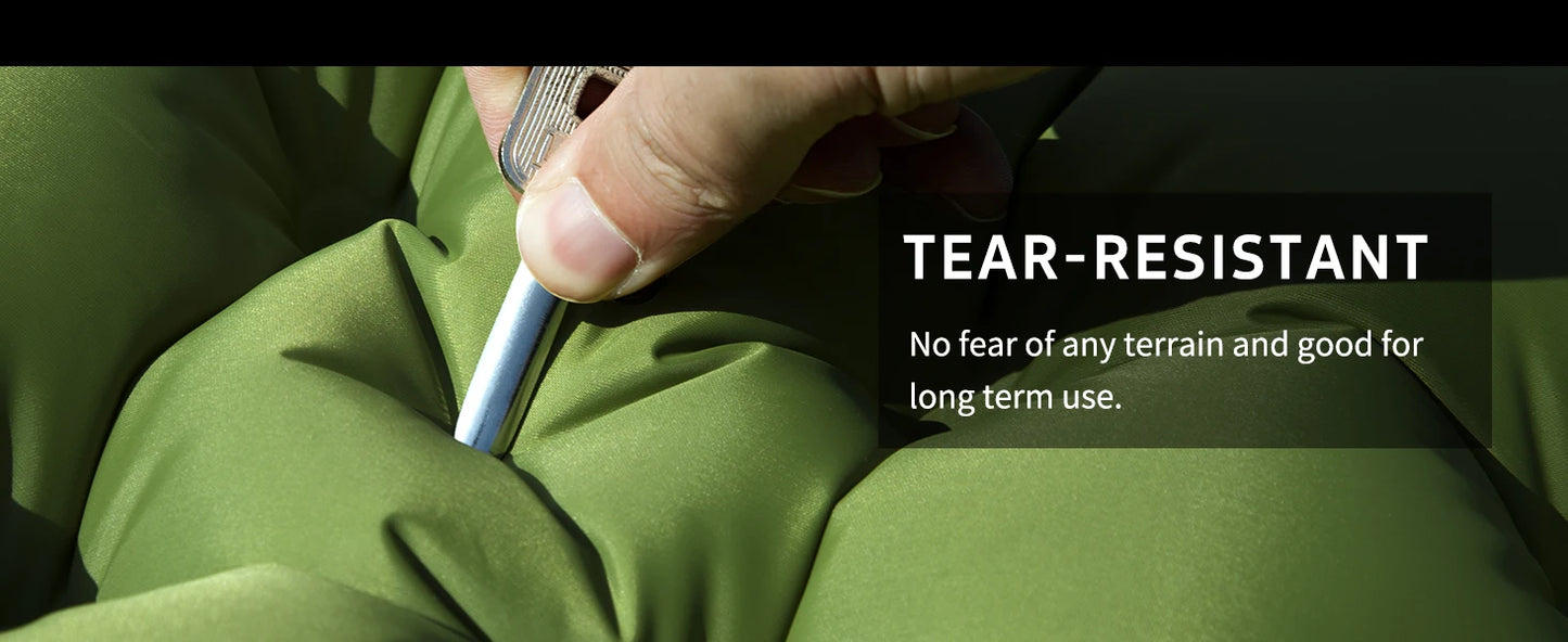 WESTTUNE 4" Thick for 2 Person with Pillow Built-in Foot Pump Mattress