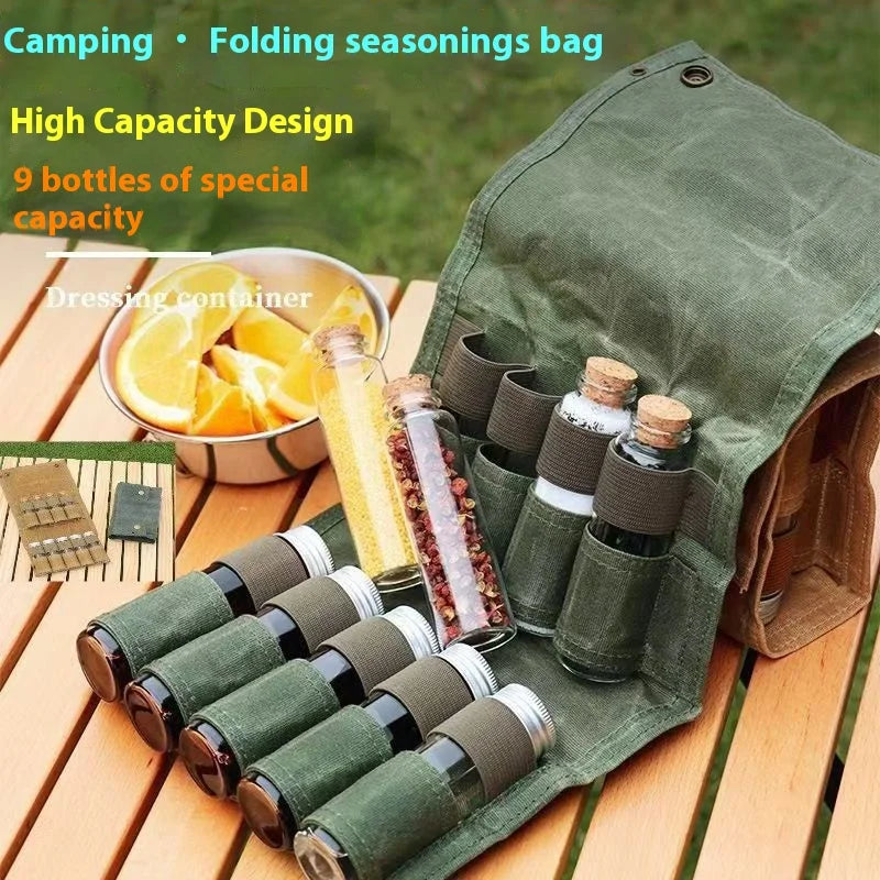 Camping Spice Containers with Vacuum Seal
