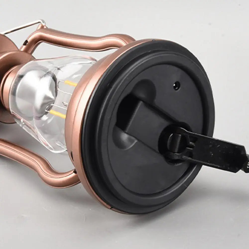 USB Rechargeable Camping Light Portable Hand Crank Generator