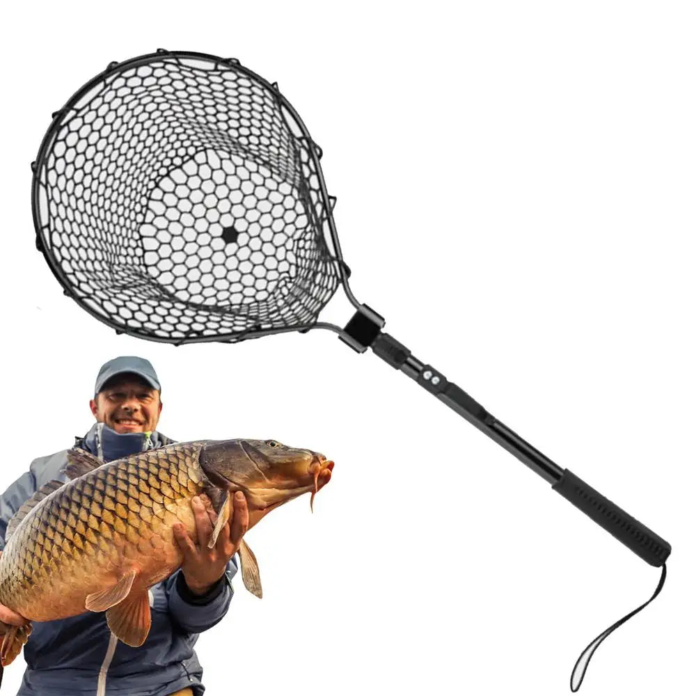 Foldable Fishing Net Portable   Lightweight Telescopic