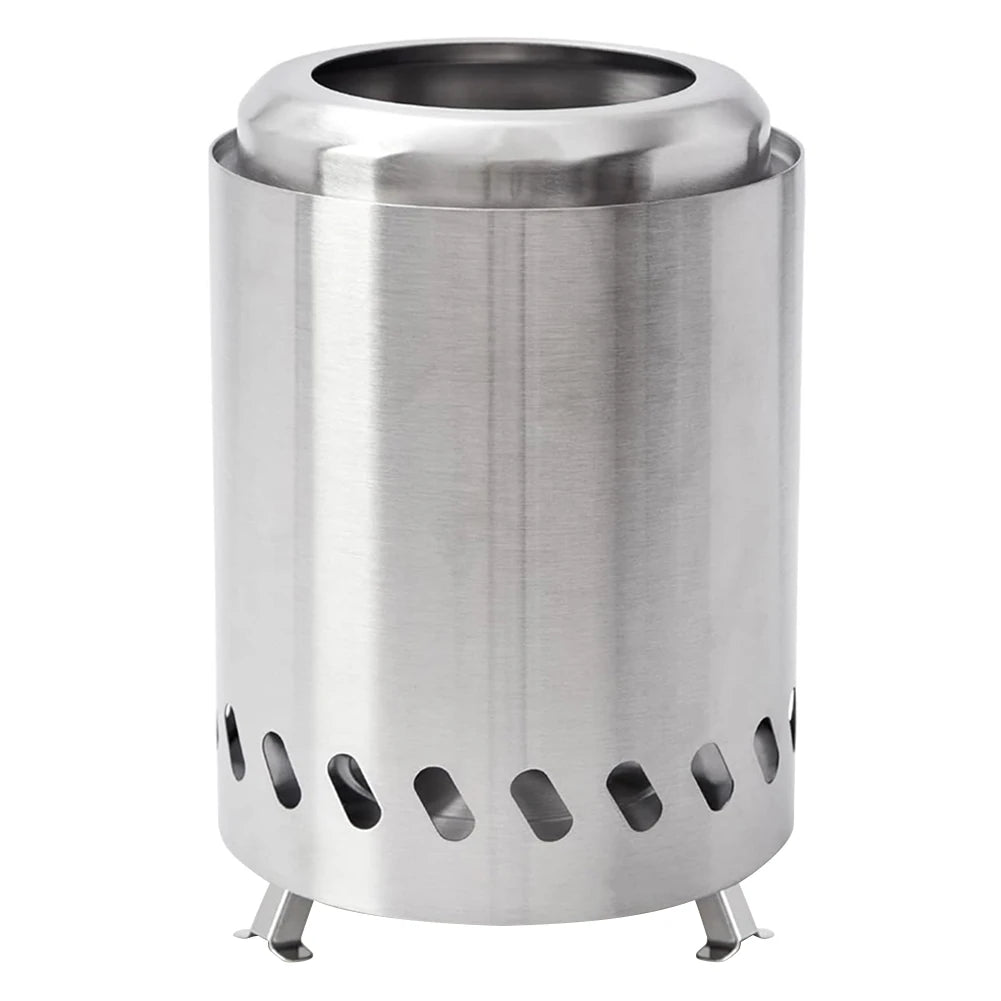 Smokeless Tabletop Fire Pit Stainless Steel Portable