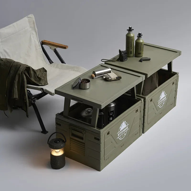 Folding   Multifunctional Camping Food Storage Box